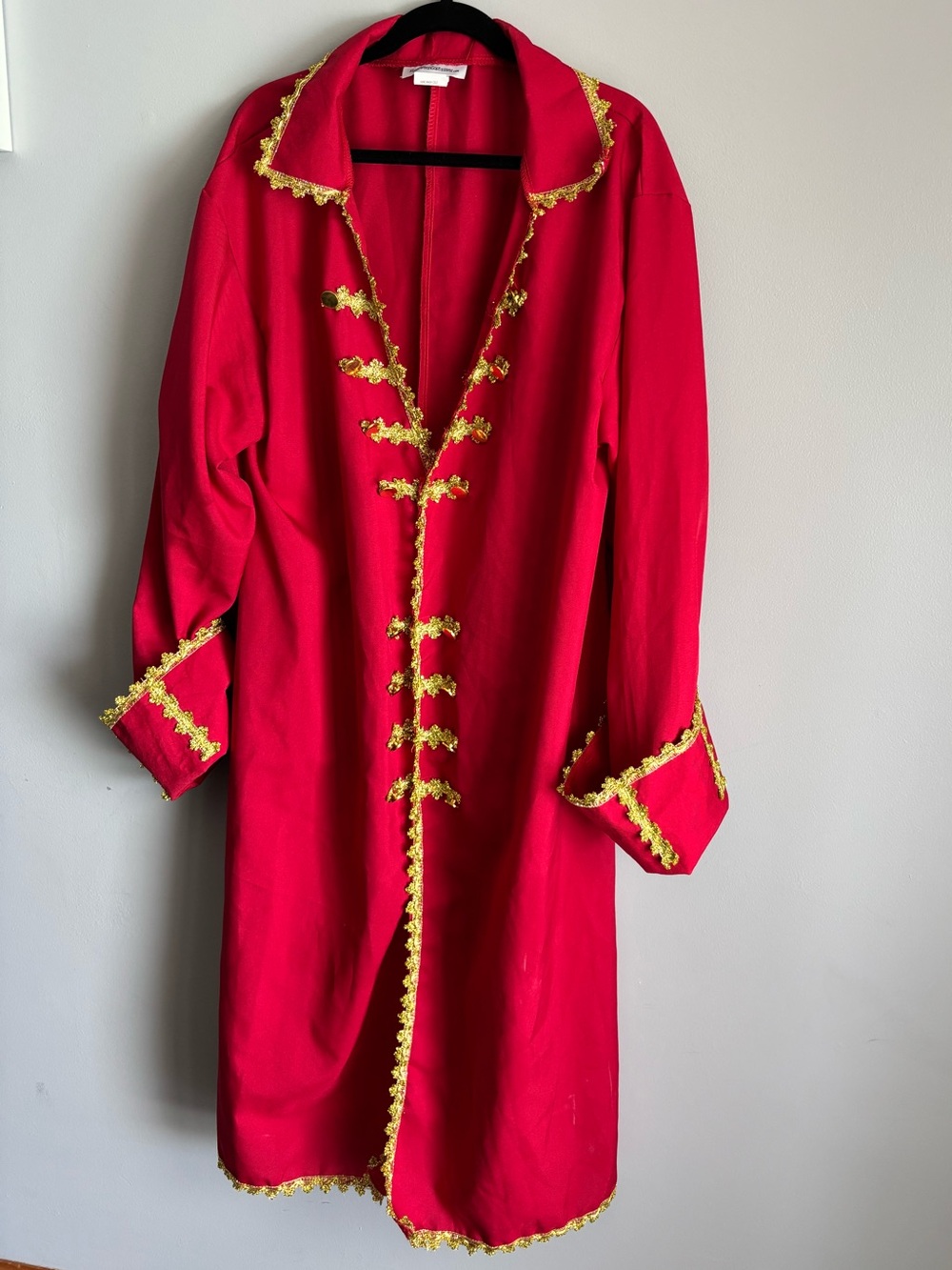 Worn Once Men’s Captain Hook Costume Coat 2XL